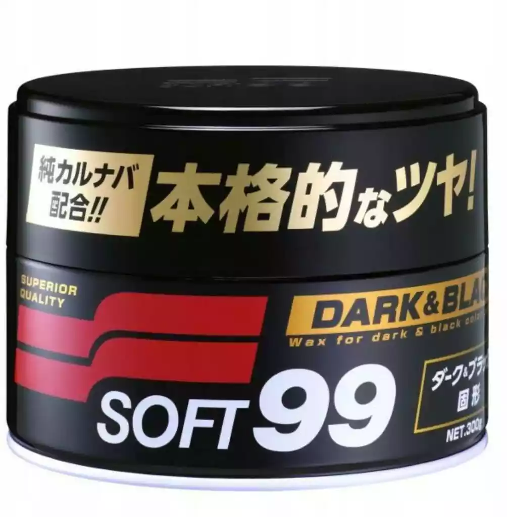 Soft99 Dark & Black naturalny wosk Carnauba do ciemnych lakierów 300g