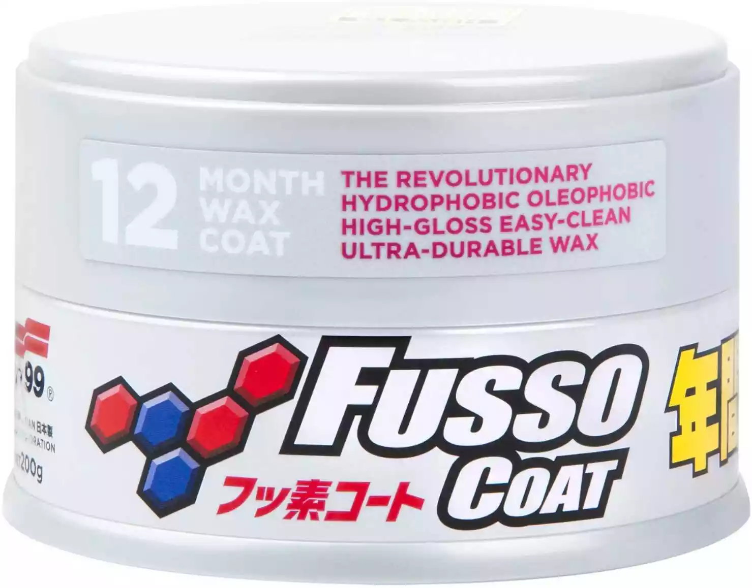 Soft99 New Fusso Coat 12 Month Wax Light Luxury Gloss nabłyszcza lakier qd