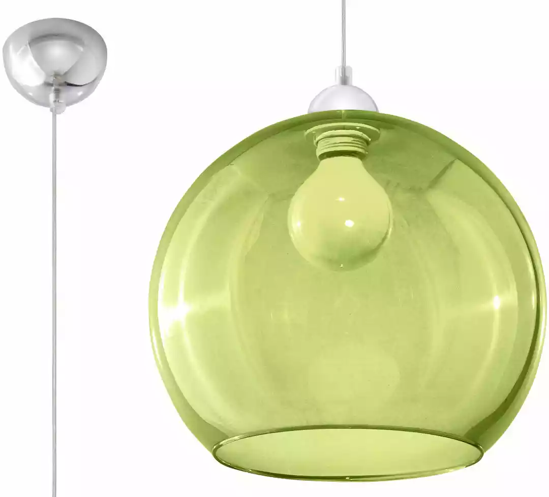 Sollux Lampa wisząca BALL Zielona SL.0254