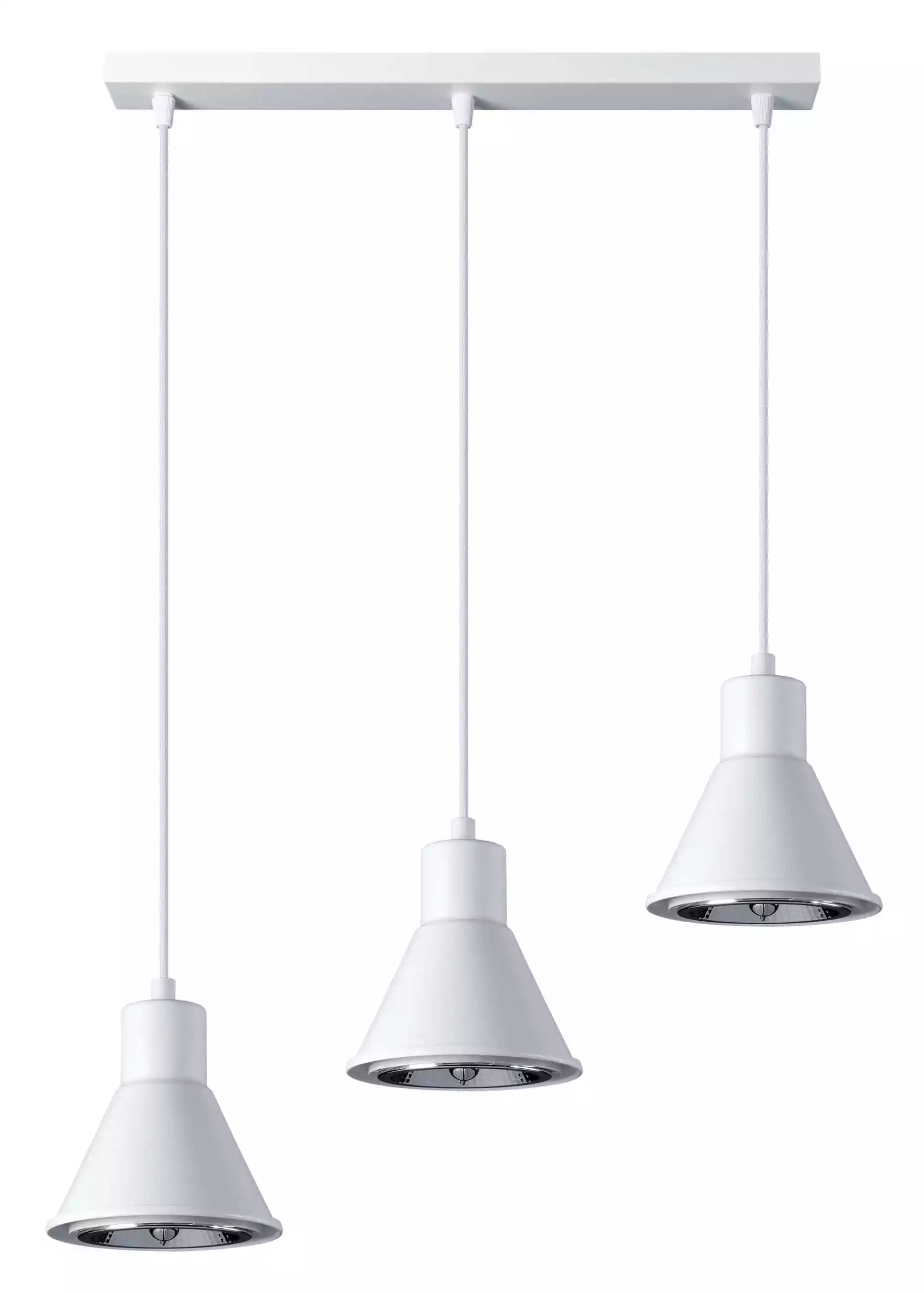 Sollux Tazila 3 lampa wisząca biała SL.0988