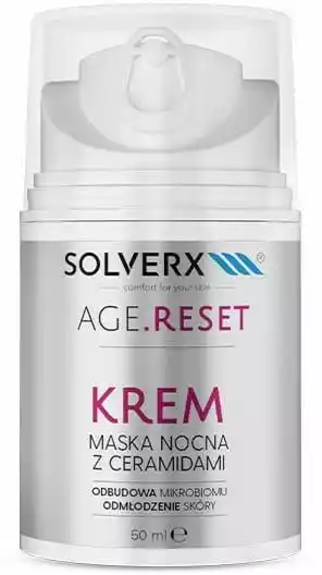 Solverx Age Reset krem-maska na noc z ceramidami 50ml