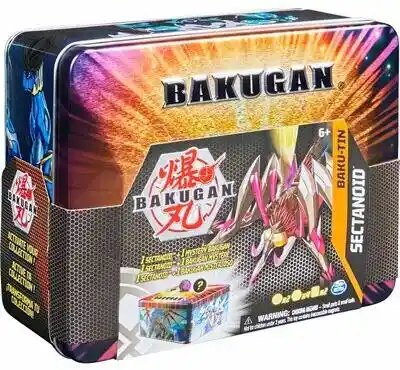 Spin Master Zestaw figurek Bakugan Tajemnicze pudełko Baku-Tin