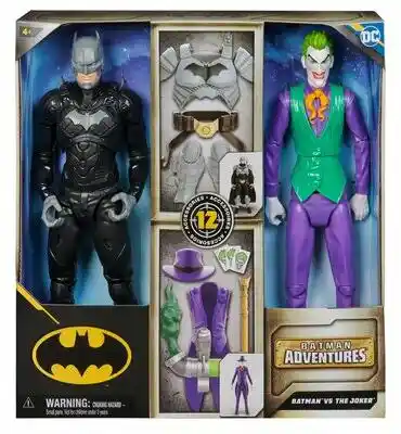 Spin Master Zestaw figurek Batman vs Joker DC Comics + akcesoria