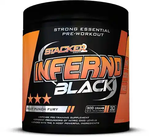 STACKER2 Inferno Black - 300g - Lemon Lime Legend - Odżywki około treningowe