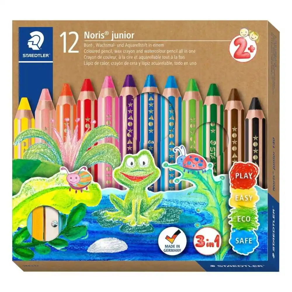 Staedtler kredki BUDDY woskowe w drewnianej oprawie 12 kol S140 C12