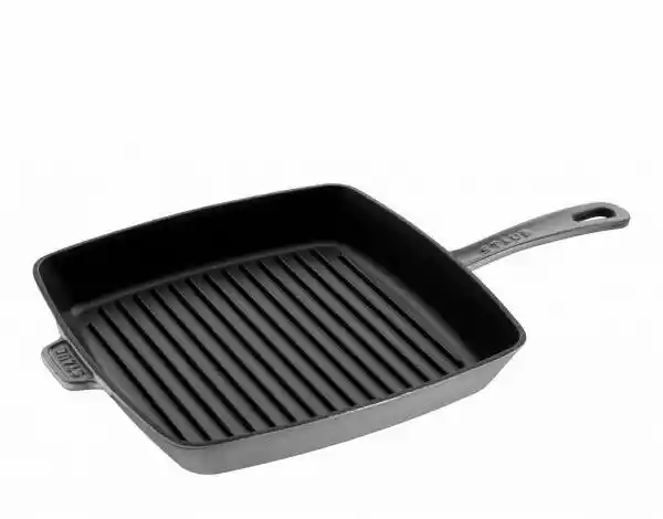 Staub 40501-109-0 Kwadratowa żeliwna Patelnia Grillowa 30cm