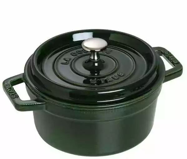 Staub Garnek żeliwny Okrągły 1.7l Zielony La Cocotte 40509-818-0