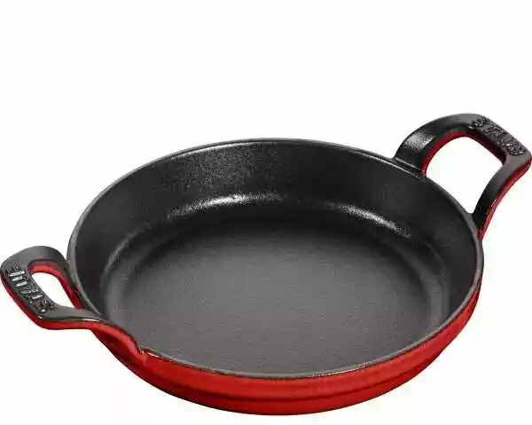 STAUB Okrągłe naczynie do pieczenia, 16 cm, wiśnia, czerwone