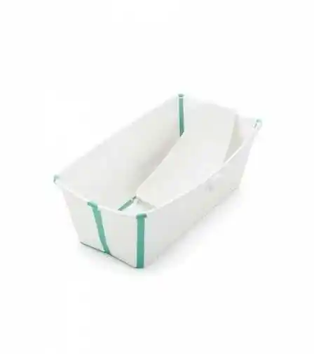 Stokke Flexi Bath zestaw wanienka z fotelikiem white aqua