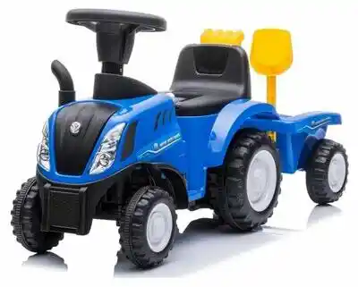 Sun Baby Jeździk Traktor z przyczepą New Holland Niebieski