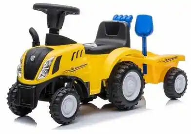 Sun Baby Jeździk Traktor z przyczepą New Holland Żółty