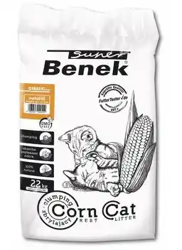 Super Benek - Corn cat kukurydziany żwirek dla kota 35l