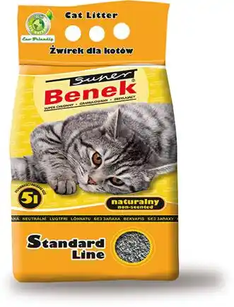 Super Benek naturalny żwirek dla kota - 25 l ok. 20 kg