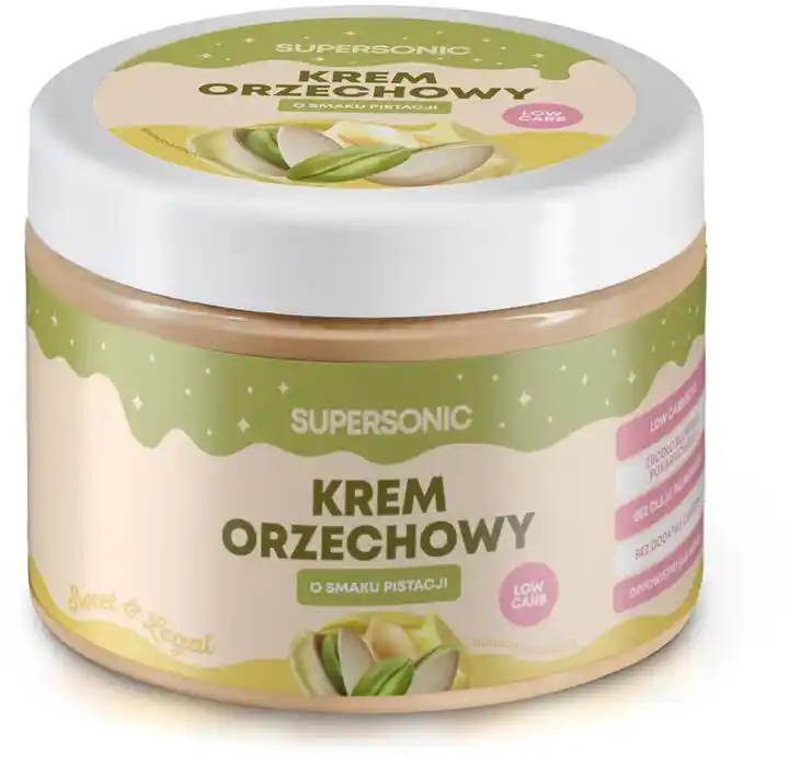 Supersonic Krem Orzechowy O Smaku Pistacji 250g