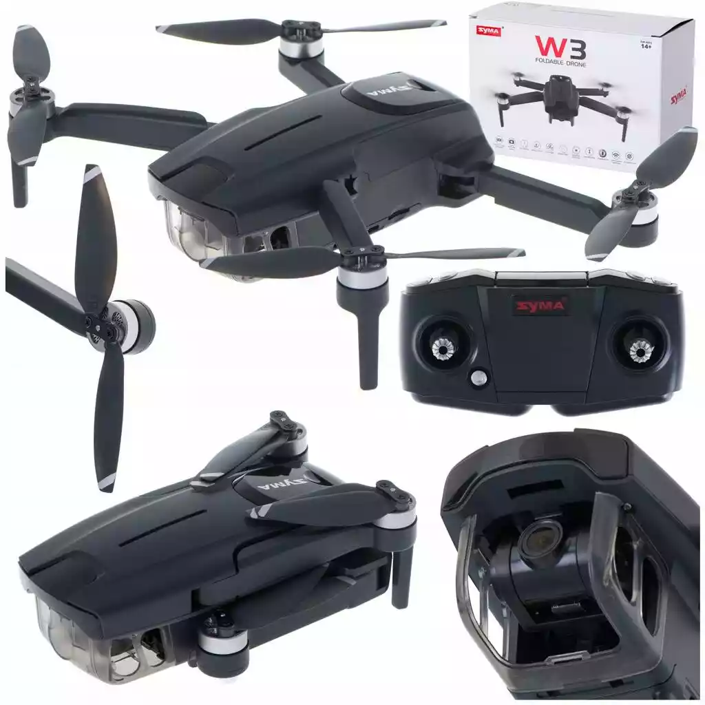 Syma W3 Dron Rc 2,4GHz 5G wifi kamera Eis 4K