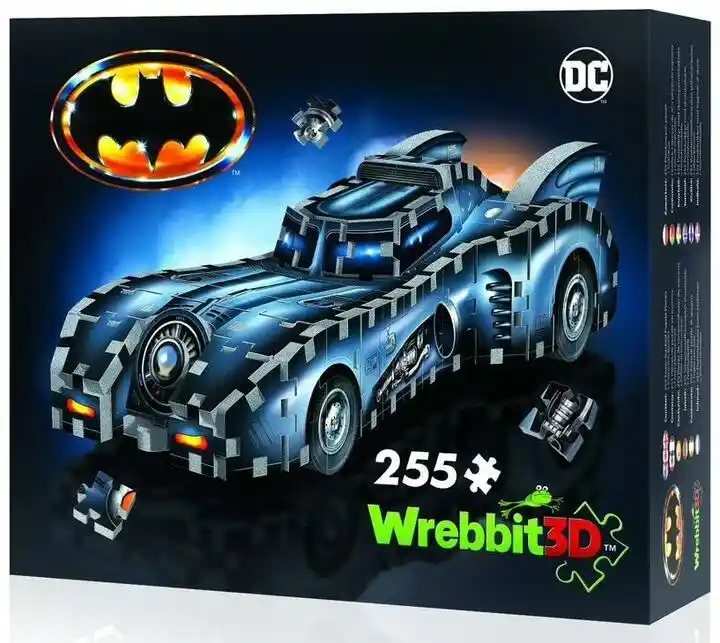 Tactic Wrebbit Puzzle 3D 255 el Batmobil Dc Comics