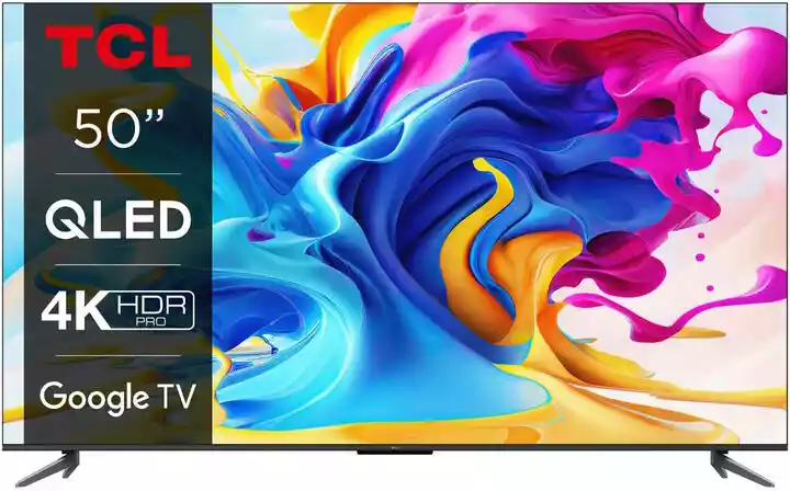 TCL 50C645 QLED 4K UHD GoogleTV telewizor 50 cali