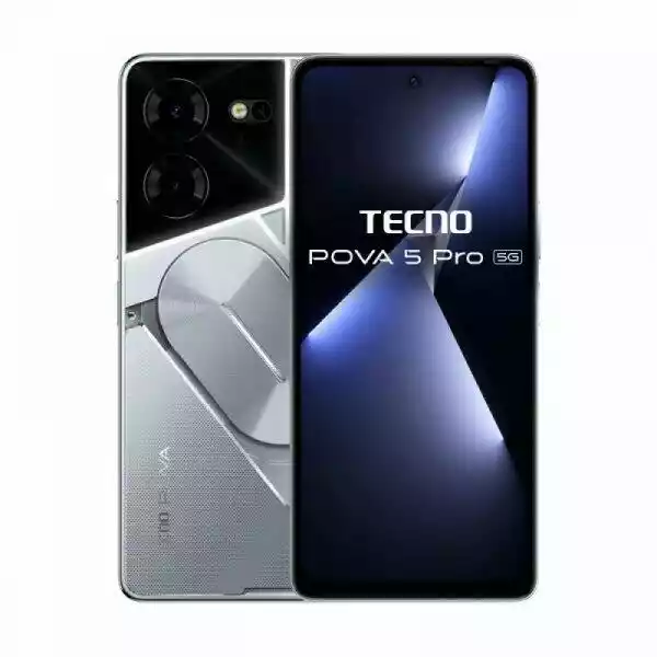 Tecno POVA 5 Pro 5G 8/256GB 6,78 120Hz 50 Mpix Srebrny