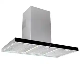 Teka Okap przyścienny 90cm DLH 986T inox, czarne szkło 40487182