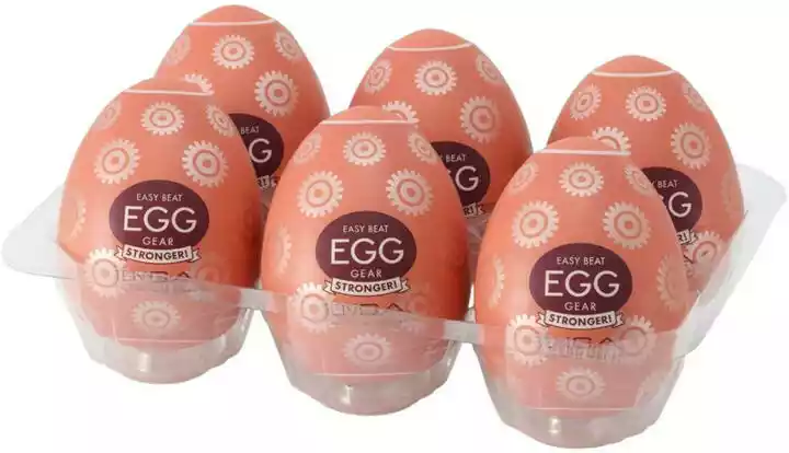 Tenga Egg Gear Stronger - jajko do masturbacji (6 sztuk)