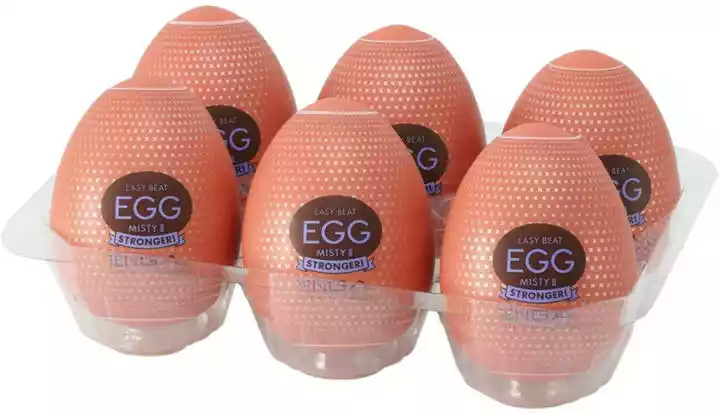 Tenga Egg Misty II Stronger - jajko do masturbacji (6 sztuk)