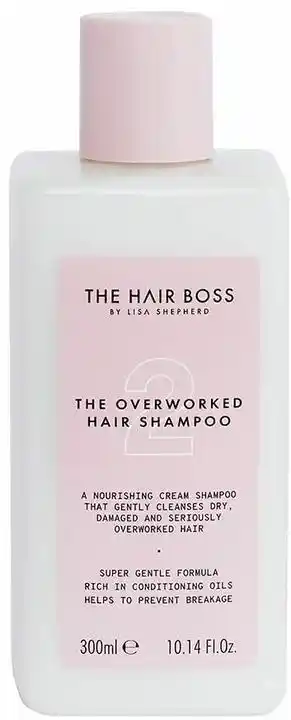 THE HAIR BOSS By Lisa Shepherd The Overworked Hair Shampoo głęboko odżywczy szampon do włosów suchych i zniszczonych 300ml