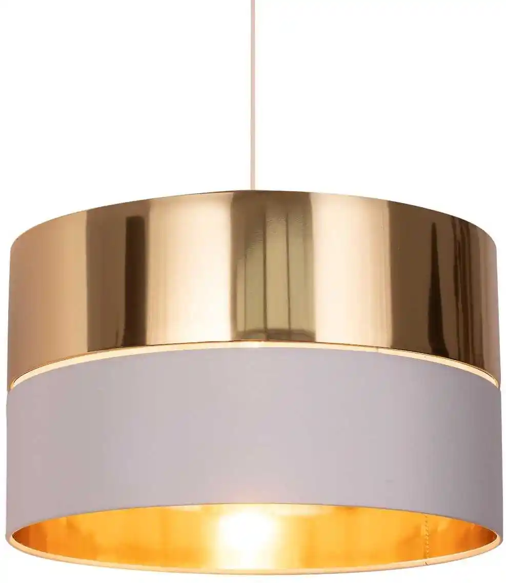 TK Lighting Hilton lampa wisząca biało złota TK/4771