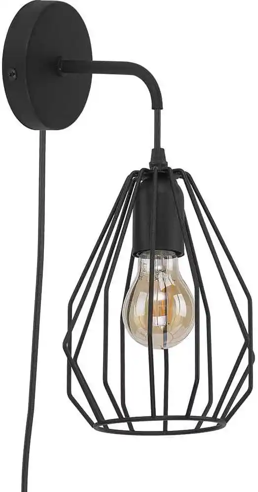 TK Lighting Kinkiet BRYLANT BLACK 2288