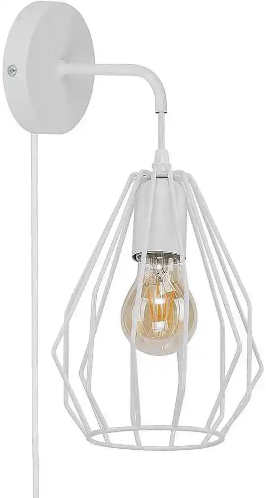 TK Lighting Kinkiet BRYLANT WHITE 2284