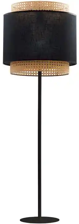 TK Lighting Lampa podłogowa BOHO BLACK 5568