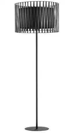 TK Lighting Lampa podłogowa HARMONY BLACK 2899