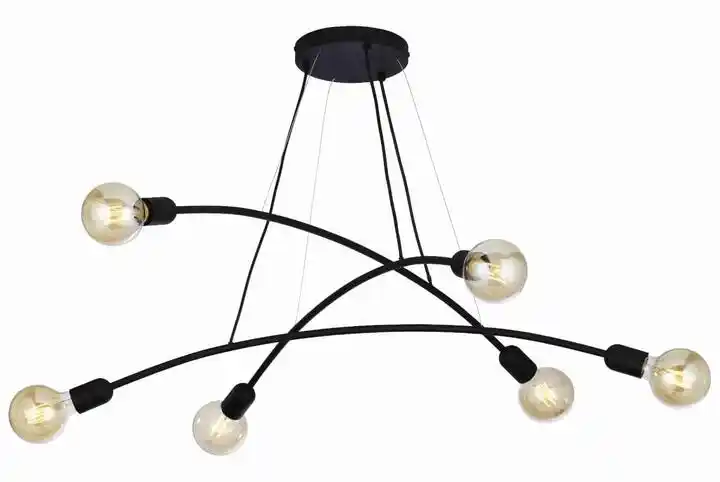 TK Lighting Lampa wisząca HELIX BLACK 2726