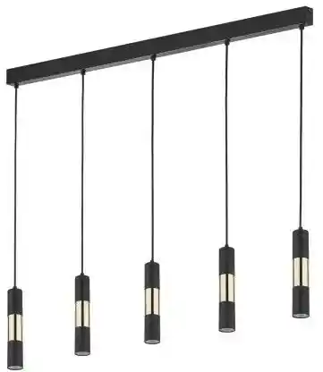 TK Lighting Vivien lampa wisząca czarno złota 4758