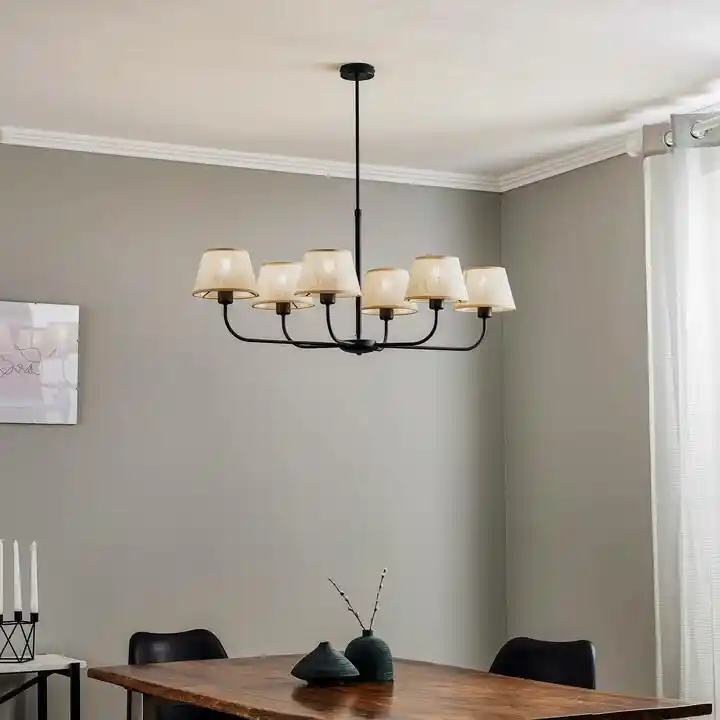 TK Lighting Żyrandol CHICAGO LINEN 3999