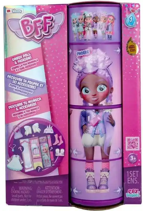 Tm Toys Cry Babies Bff - Lalka Modowa Phoebe Nastolatka