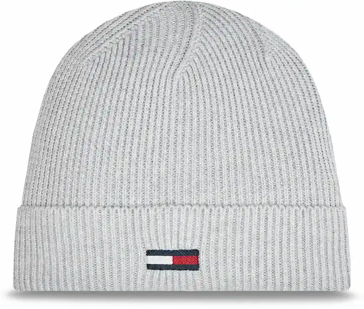 Tommy Hilfiger Czapka Elongated Flag AW0AW16777 Szary