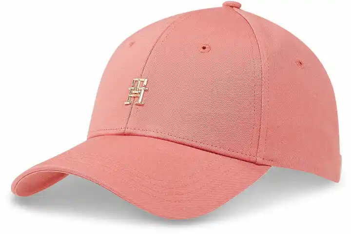 Tommy Hilfiger Czapka z daszkiem Essential Chic Cap AW0AW15772 Różowy