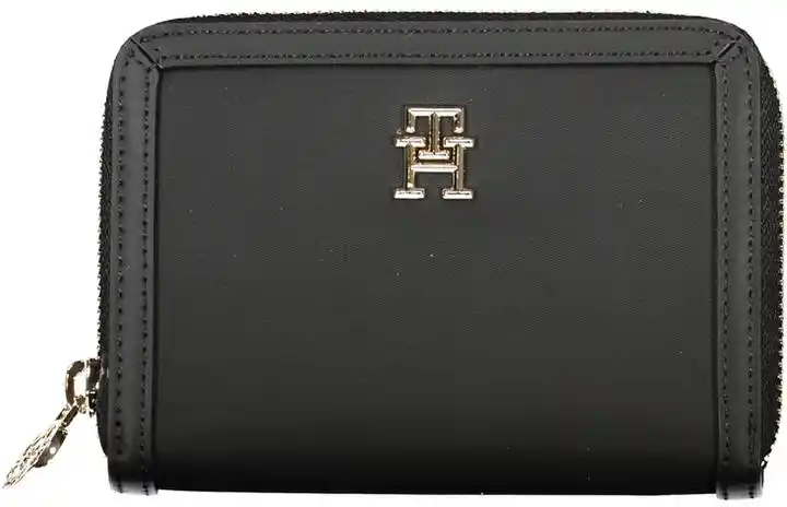 Tommy Hilfiger Duży Portfel Damski Th Essential S Med Za AW0AW15754 Czarny