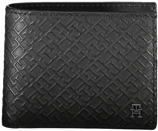 Tommy Hilfiger Duży Portfel Męski Th Monogram Mini Cc Wallet AM0AM11849 Czarny