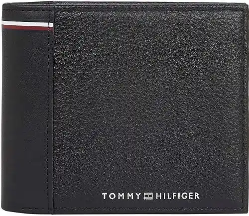 Tommy Hilfiger portfel skórzany męski czarny AM0AM12520