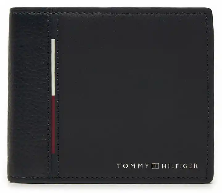 Tommy Hilfiger portfel skórzany męski granatowy AM0AM12766