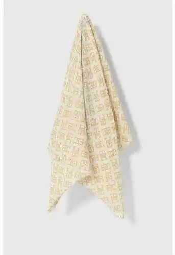 Tommy Hilfiger Szal Beach Summer Mono Scarf AW0AW16030 Beżowy