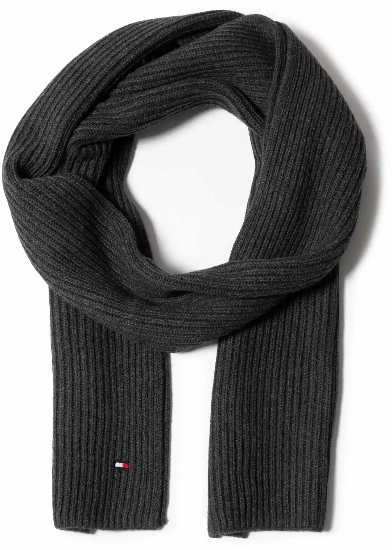 Tommy Hilfiger Szalik Pima Cotton Scarf AM0AM06546 Szary