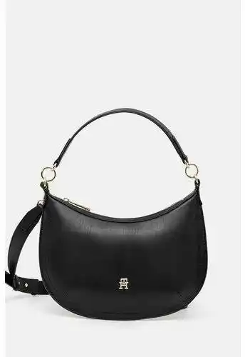 Tommy Hilfiger Torebka Chic Shoulder Bag AW0AW16687 Czarny