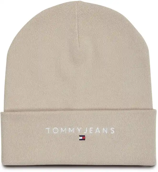 Tommy Jeans czapka kolor beżowy AW0AW16783