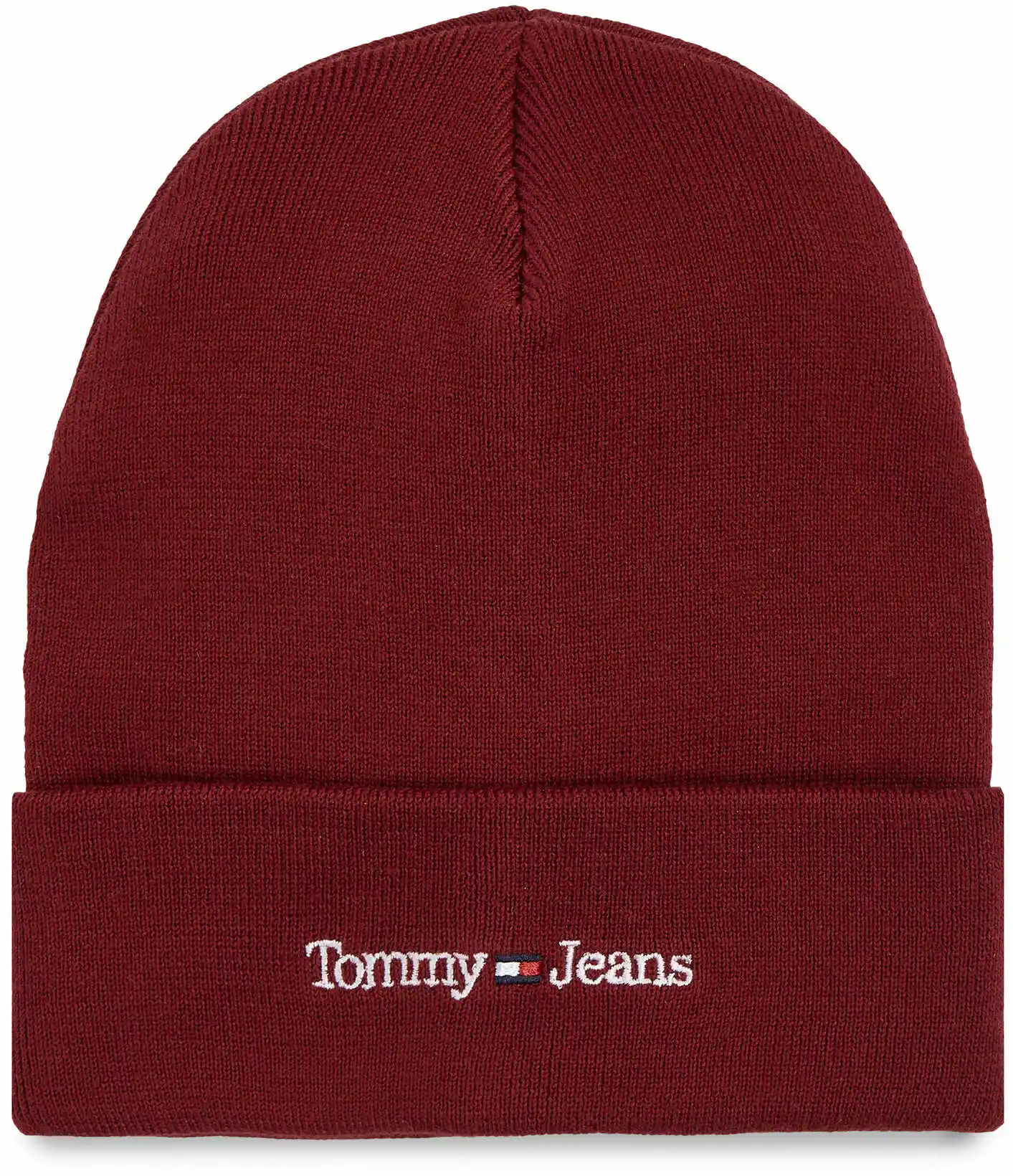 Tommy Jeans Czapka Tjm Sport Beanie AM0AM11016 Czerwony