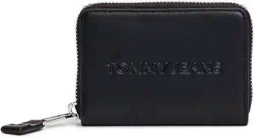 Tommy Jeans Duży Portfel Damski Tjw Ess Must Small Za AW0AW16387 Czarny