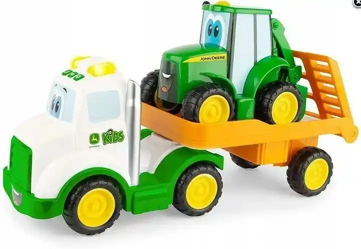 Tomy John Deere Laweta z traktorem