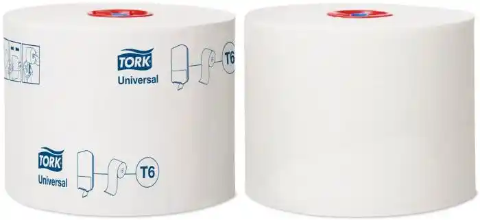 Tork Mid-size Papier toaletowy biały