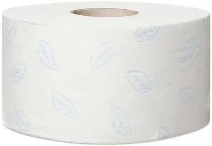 Tork Mini Jumbo Papier toaletowy dwuwarstwowy biały, makulatura, 170m, 12 rolek system T2